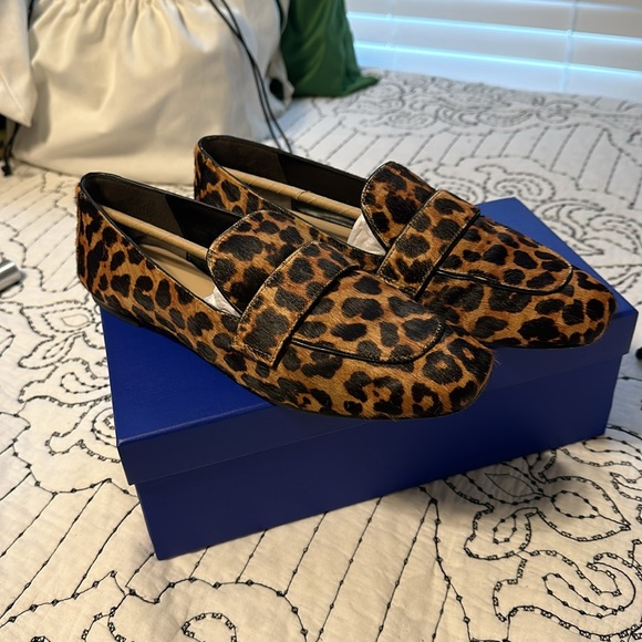 Stuart Weitzman Calf-hair Loafers Size 8 🥰🥰🥰 - Picture 1 of 5
